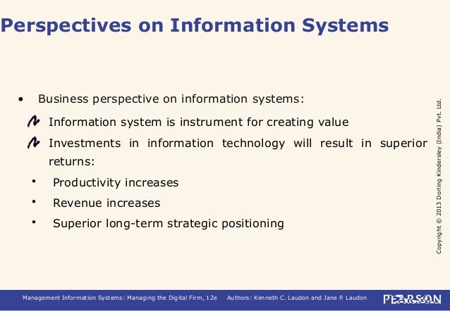 Perspectives of Information Systems